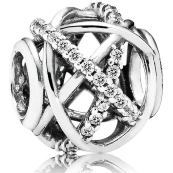 Pandora Jewelry - Pandora Galaxy Charm with Clear Zirconia
Retired Sterling Silver